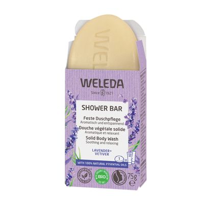 Weleda Shower Bar | Lavender + Vetiver Box