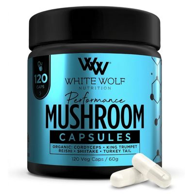 White Wolf Performance Mushroom Capsules