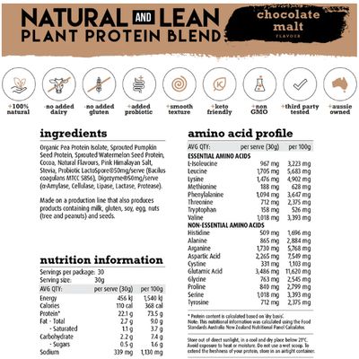 White Wolf Vegan Plant Protein Blend | Choc Malt