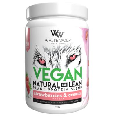 White Wolf Vegan Plant Protein Blend | Strawberries & Cream