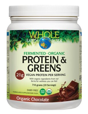 Whole Earth & Sea Protein & Greens | Organic Chocolate