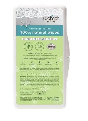 Wotnot Wipes Biodegradable x 20 Pack Travel Hard Case
