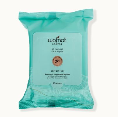 Wotnot Facial Wipes Sensitive x 25 Pack (soft pack)