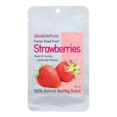 AbsoluteFruitz Freeze Dried Whole Strawberries 18g