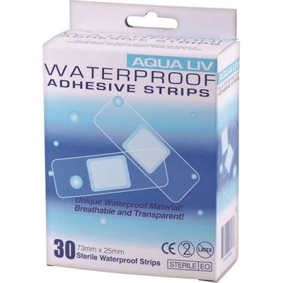 Waterproof Adhesive Strips x 30 Pack