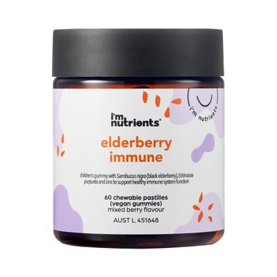 I'm Nutrients Elderberry Immune | Chewable Pastilles