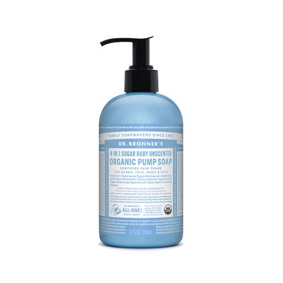 Dr. Bronner's Organic Pump Soap Baby Unscented 355ml