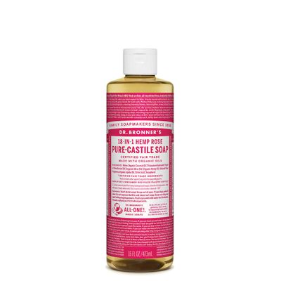 Dr. Bronner's Pure-Castile Soap Liquid Rose 473