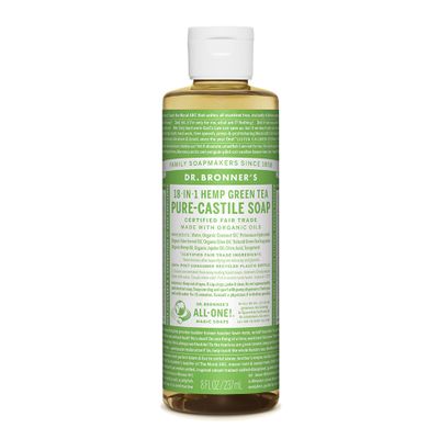 Dr. Bronner's Pure-Castile Soap Liquid Green Tea 237