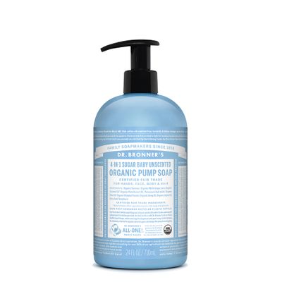Dr. Bronner's Organic Pump Soap Baby Unscented 710