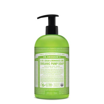 Dr. Bronner's Organic Pump Soap Lemongrass Lime 710