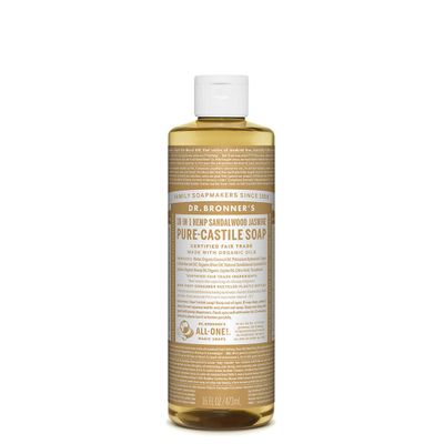 Dr. Bronner's Pure-Castile Soap Liq Sandalwood Jasmine 473
