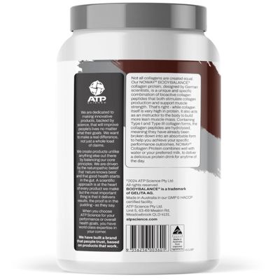 ATP Science Noway Collagen Protein Chocolate Information