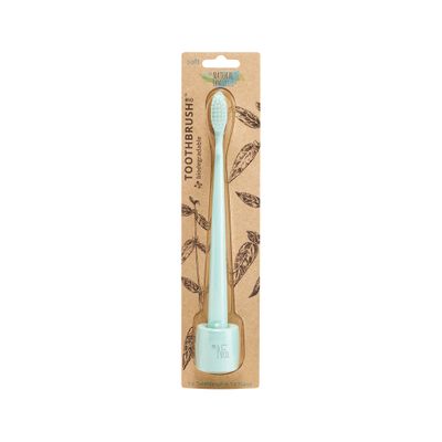 The Nat Family Co Toothbrush River Mint with Stand