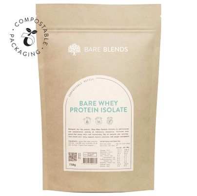 Bare Blends WPI | Unflavoured | Bare Whey Protein Isolate