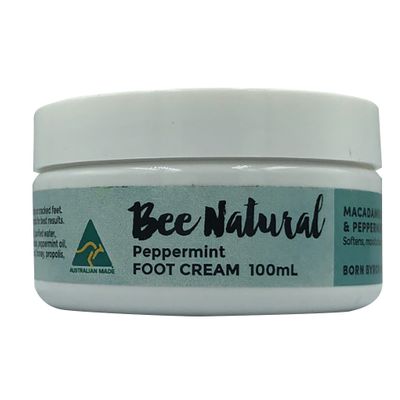 Bee Natural Foot Cream Peppermint 100ml