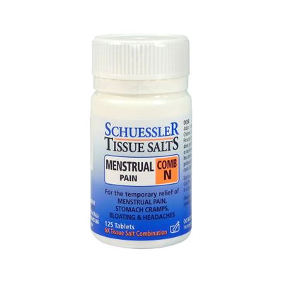 Schuessler Tissue Salts Comb N Menstrual Pain Tablets