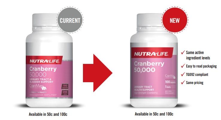 NutraLife Cranberry 50,000 Cranberry extract
