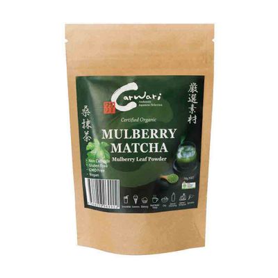 Carwari Organic Mulberry Matcha Leaf Powder 50g