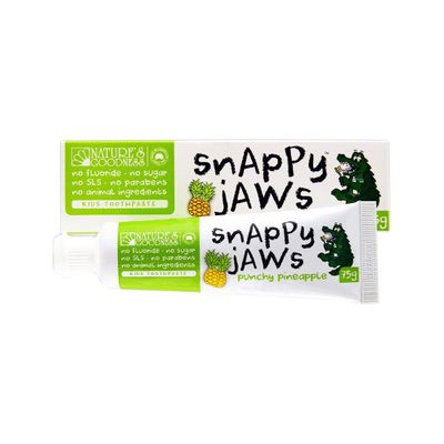 Nature's Goodness Toothpaste | Snappy Jaws | Punchy Pineapple 75g