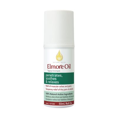 Elmore Oil Nat Relf Topical Liniment Anti Inflam RollOn 50ml