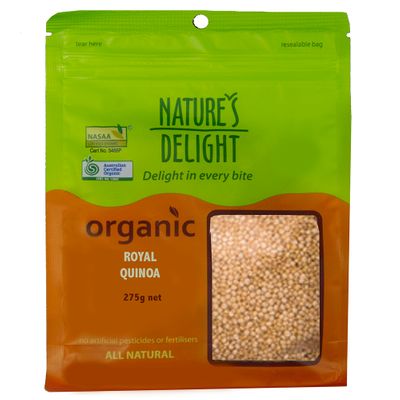 Natures Delight Organic Royal Quinoa 275g