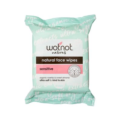 Wotnot Facial Wipes Sensitive x 25 Pack (soft pack)