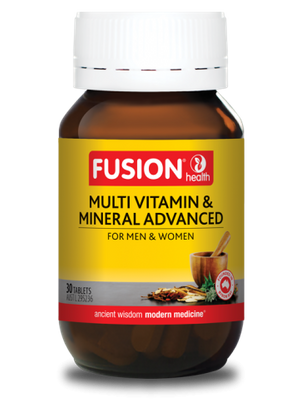 Fusion MultiVitamin and Mineral Advanced 30 Tablets