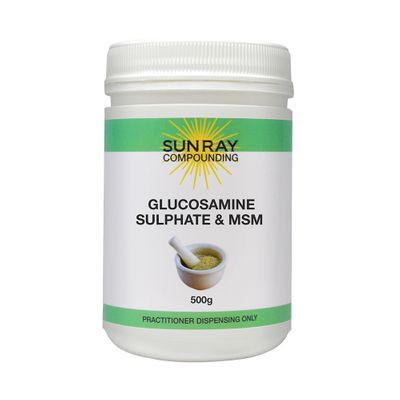 Sunray Glucosamine and MSM 500g