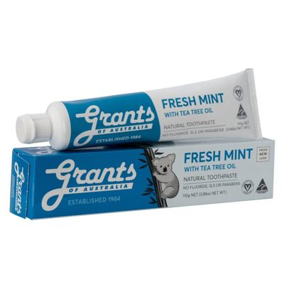 Grants Toothpaste | Fresh Mint with Tea Tree