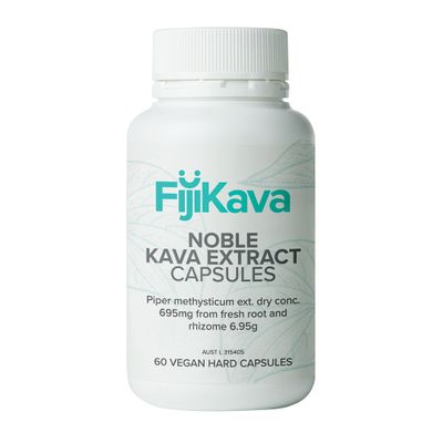 Fiji Kava Noble Kava Extract Capsules 60vc