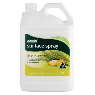 Abode Surface Spray Ginger and Lemongrass 5L
