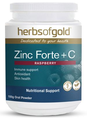 Herbs of Gold Zinc Forte + C Powder