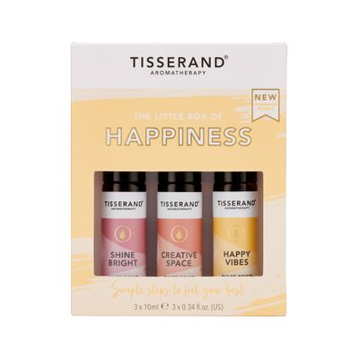 Tisserand Roller Ball Kit Little Box Happiness 10ml x 3 Pk