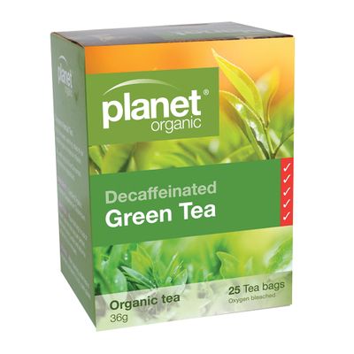 Planet Organic Decaffeinated Green Tea x 25 Tea Bags
