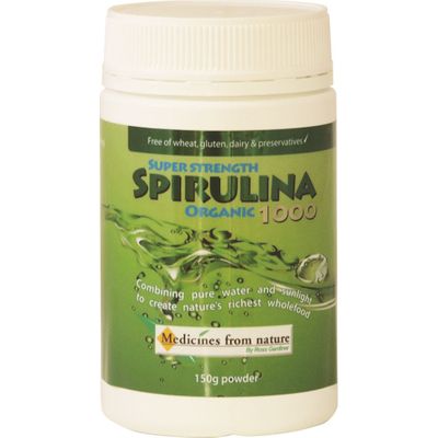 Medicines Nature Super Strength Spirulina Org 1000 150g Pwd