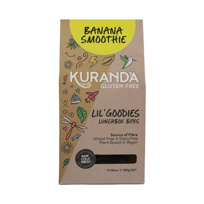 Kuranda G Free Lil Goodies LunchBites BananaSmooth 18gx10Pk