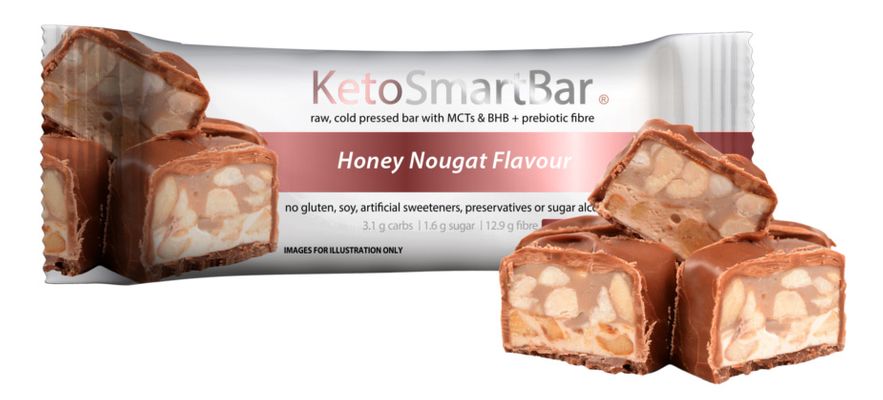 Keto Smart Bar - Honey Nougat Flavour