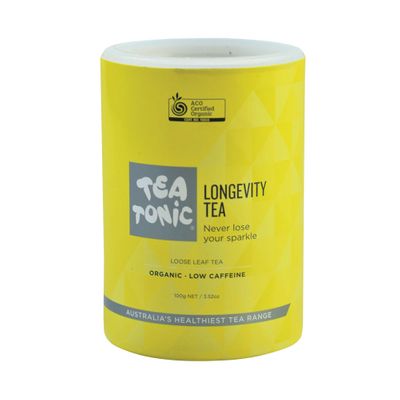 Tea Tonic Organic Longevity Tea Tube 100g