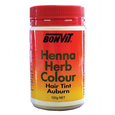 Bonvit Henna Herb Colour Hair Tint Auburn 100g