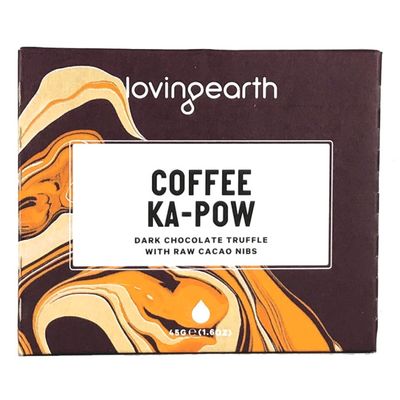 Loving Earth Coffee Ka-Pow Chocolate Bar