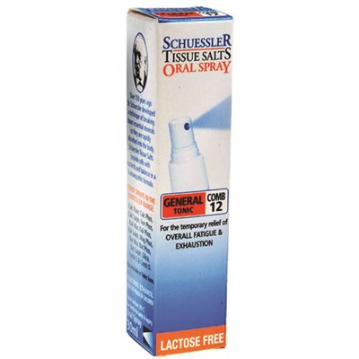 Schuessler Tissue Salts Comb 12 General Tonic Spray