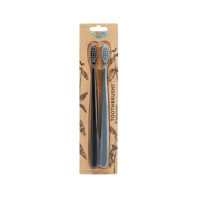 The Nat Family Co Toothbrush Pirate Black and Monsoon Mist Twn Pk