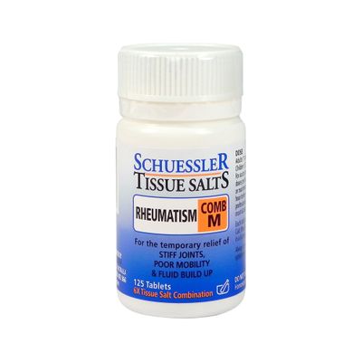 Schuessler Tissue Salts Comb M Rheumatism Tablets