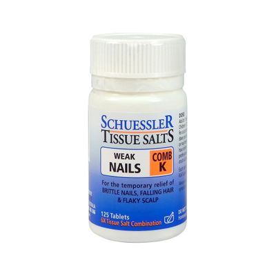 Schuessler Tissue Salts Comb K Weak Nails Tablets