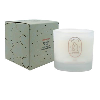 Distillery Soy Candle Serenity Coconut Peach 190g