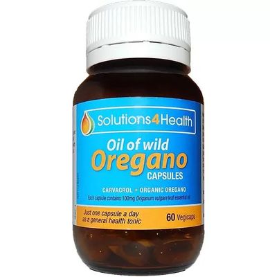 Solutions 4 Health Wild Oregano Oil Capsules 