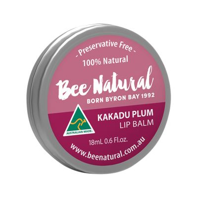 Bee Natural Lip Balm Tin Kakadu Plum 18ml