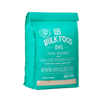 Onya Reusable Bulk Food Bag Aqua (Large)