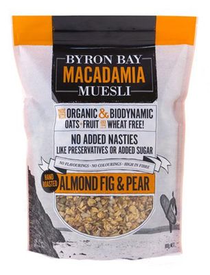 Byron Bay Macadamia Muesli - Roasted Almond Fig & Pear